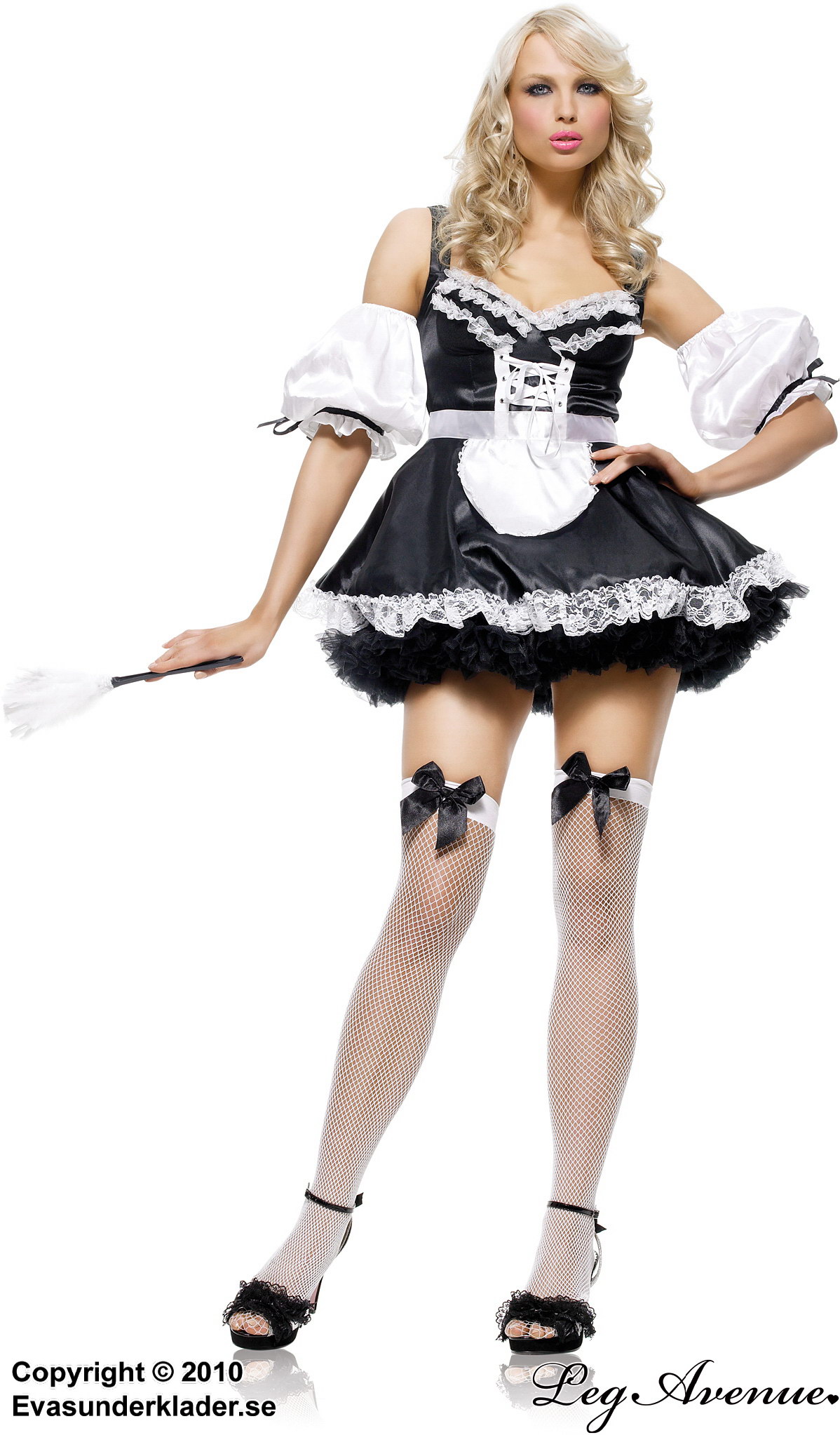 Husholderske / French maid, karnevalsklær